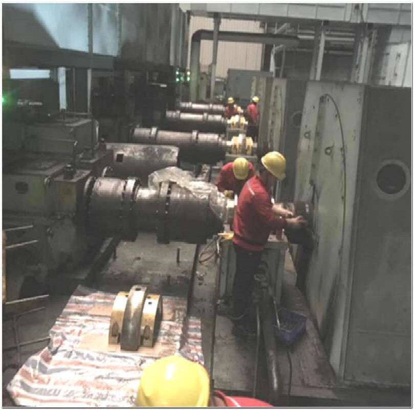 福建鞍鋼現(xiàn)場檢修