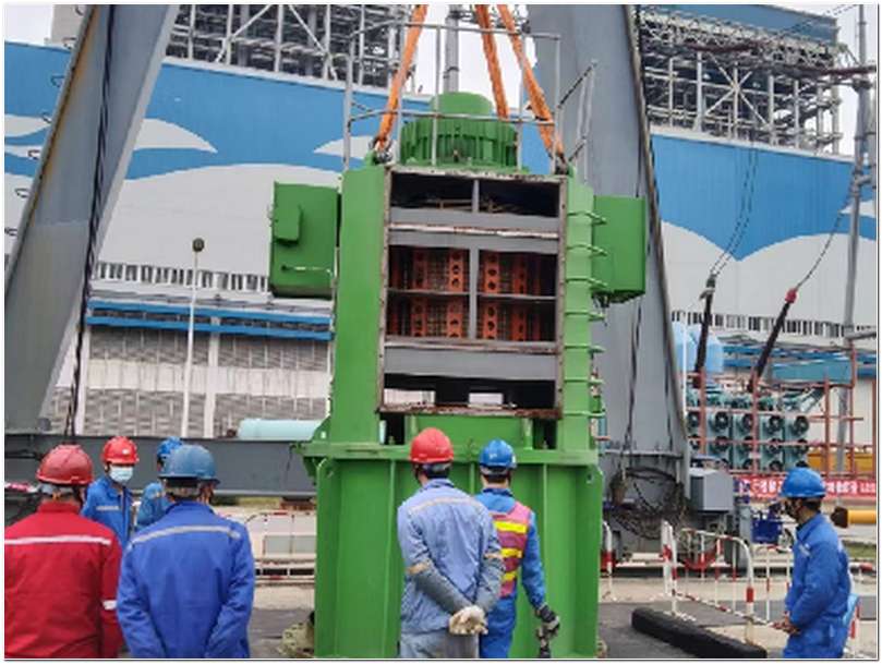 2700kw電機(jī)現(xiàn)場維修照片