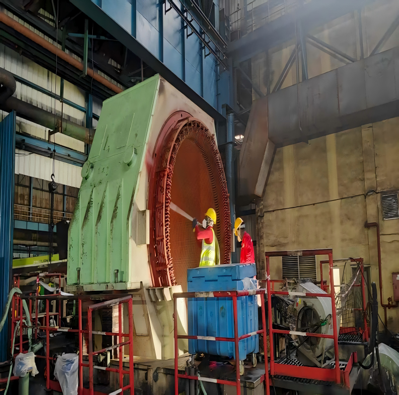 廣西某鋼鐵 6500kW同步電機(jī)維修