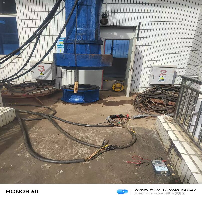 某供水公司軸流泵現(xiàn)場(chǎng)維修