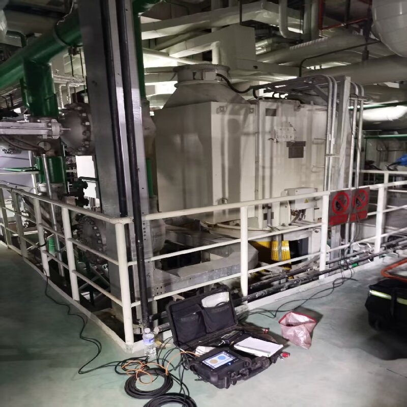 某熱能電廠1300KW現(xiàn)場(chǎng)調(diào)試振動(dòng)